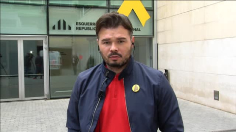 Rufián: "Sánchez, en su privacidad, vivirá más cómodo pactando con Ciudadanos" Rufián: "Sánchez, en su privacidad, vivirá más cómodo pactando con Ciudadanos"