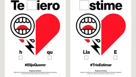 Uno de los carteles de la campaña gráfica '#ElijoQuerer', a cargo de Diego Mir y Luis Demano. Uno de los carteles de la campaña gráfica '#ElijoQuerer', a cargo de Diego Mir y Luis Demano.