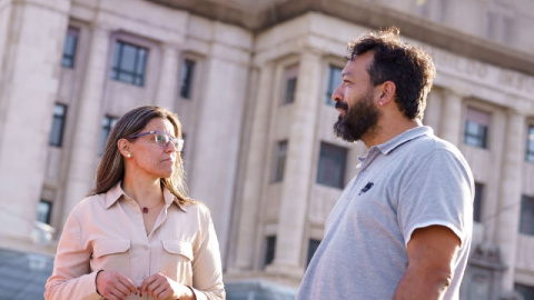 Los dos diputados de Podemos en el Cabildo de Tenerife, Cristo González y David Carballo Los dos diputados de Podemos en el Cabildo de Tenerife, Cristo González y David Carballo