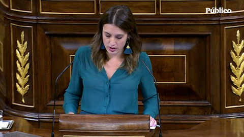 Irene Montero, sobre las enmiendas de PP y Vox contra la Ley trans: "Somos más lo que queremos derechos para todes"" Irene Montero, sobre las enmiendas de PP y Vox contra la Ley trans: "Somos más lo que queremos derechos para todes""
