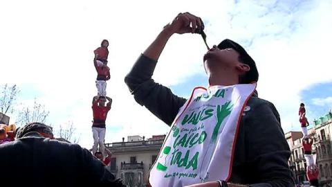 La gran 'calsotada' de Valls La gran 'calsotada' de Valls