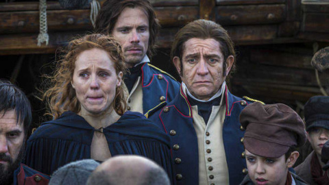 Coronavirus y viruela. Los personajes de Isabel Zendal, José Salvany, Francisco Javier Balmis, en el telefilme '22 ángeles'.