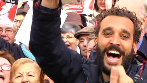 Jesús Candel, "spiriman", continúa con las movilizaciones en Granada Jesús Candel, "spiriman", continúa con las movilizaciones en Granada