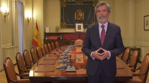 Carlos Lesmes dimite como presidente del Supremo y del CGPJ Carlos Lesmes dimite como presidente del Supremo y del CGPJ
