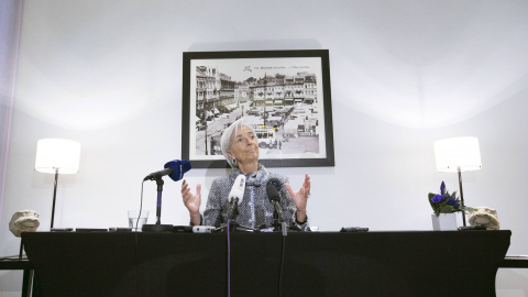La directora gerente del FMI, Christine Lagarde. - REUTERS La directora gerente del FMI, Christine Lagarde. - REUTERS