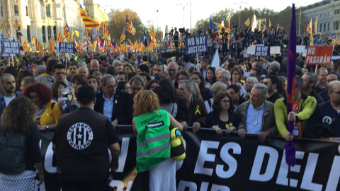 Manifestació a Madrid en defensa del dret a decidir. PÚBLIC Manifestació a Madrid en defensa del dret a decidir. PÚBLIC