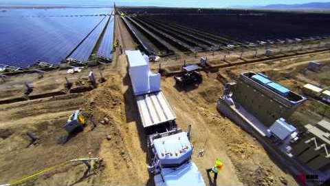 Topaz Solar Farms Construction Video