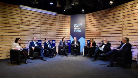 Els candidats a Barcelona al debat de la Ser. @AquiCuni Els candidats a Barcelona al debat de la Ser. @AquiCuni