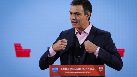 El presidente del Gobierno, Pedro Sánchez, en el XI Congreso del Partido de los Socialistas Europeos (PSE)./EFE El presidente del Gobierno, Pedro Sánchez, en el XI Congreso del Partido de los Socialistas Europeos (PSE)./EFE