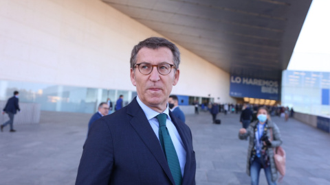 El presidente de la Xunta de Galicia y candidato a la presidencia del PP, Alberto Núnez Feijóo, llegando a la jornada de clausura del XX Congreso Nacional del PP, en la que sale como nuevo presidente del partido y se inicia una nueva etapa.- Joaquin Co El presidente de la Xunta de Galicia y candidato a la presidencia del PP, Alberto Núnez Feijóo, llegando a la jornada de clausura del XX Congreso Nacional del PP, en la que sale como nuevo presidente del partido y se inicia una nueva etapa.- Joaquin Co