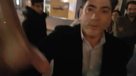 El alcalde de Alcorcón, David Pérez, la pasada noche. YOUTUBE PSOE DE ALCORCÓN El alcalde de Alcorcón, David Pérez, la pasada noche. YOUTUBE PSOE DE ALCORCÓN