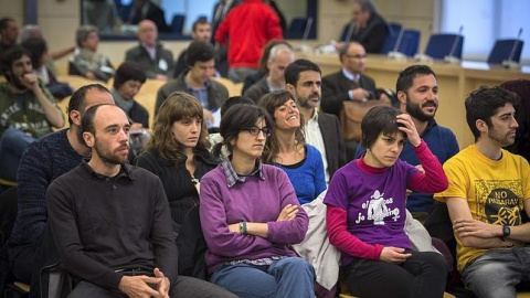 Imagen del juicio contra algunos de los participantes en la manifestación en el Parque de la Ciudadela. EFE Imagen del juicio contra algunos de los participantes en la manifestación en el Parque de la Ciudadela. EFE