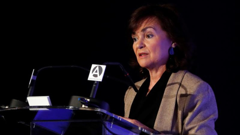 La vicepresidenta del Gobierno, Carmen Calvo.- EFE La vicepresidenta del Gobierno, Carmen Calvo.- EFE