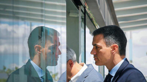El presidente del Gobierno, Pedro Sánchez, llega al hospital donde ha fallecido Alfredo Pérez Rubalcaba. (EMILIO NARANJO | EFE) El presidente del Gobierno, Pedro Sánchez, llega al hospital donde ha fallecido Alfredo Pérez Rubalcaba. (EMILIO NARANJO | EFE)