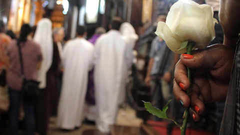 Ceremonia en tributo a las víctimas de un tiroteo en la Catedral Metropolitana de Campinas, estado de Sao Paulo (Brasil). / EFE - DENNY CESARE Ceremonia en tributo a las víctimas de un tiroteo en la Catedral Metropolitana de Campinas, estado de Sao Paulo (Brasil). / EFE - DENNY CESARE