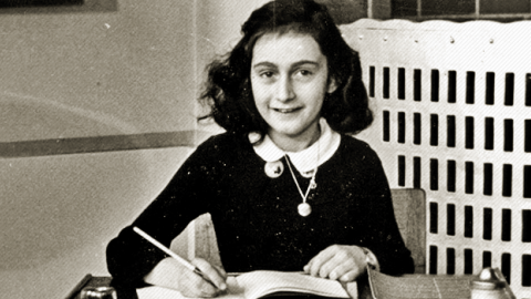 Fotografía de Anna Frank. Fotografía de Anna Frank.