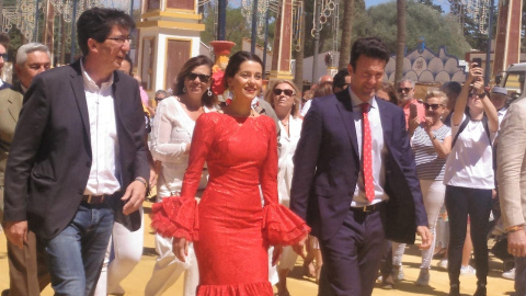 Inés Arrimadas en la Feria del Caballo de Jerez. EP Inés Arrimadas en la Feria del Caballo de Jerez. EP