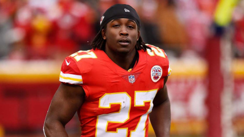 Jugador de la NFL, Kareem Hunt. Jugador de la NFL, Kareem Hunt.