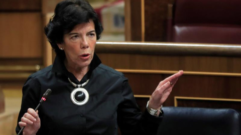 Isabel Celáa en el Congreso Isabel Celáa en el Congreso