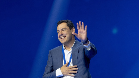 El presidente de la Junta de Andalucía y candidato del PP de Andalucía a la reelección, Juanma Moreno;.- EUROPA PRESS El presidente de la Junta de Andalucía y candidato del PP de Andalucía a la reelección, Juanma Moreno;.- EUROPA PRESS
