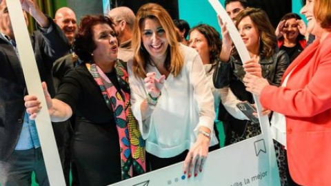 Susana Díaz, en un acto de campaña para las elecciones del 2D. EFE Susana Díaz, en un acto de campaña para las elecciones del 2D. EFE