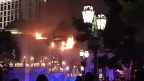 Incendio en el hotel Bellagio de Las Vegas Incendio en el hotel Bellagio de Las Vegas