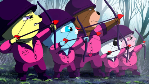 Una imagen de la brigada de los ositos en 'Unicorn Wars'. Una imagen de la brigada de los ositos en 'Unicorn Wars'.