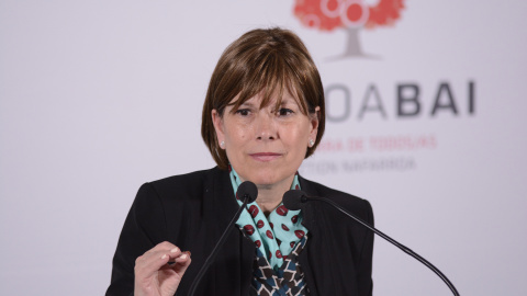 La presidenta de Navarra y candidata de Geroa Bai, Uxue Barkos. La presidenta de Navarra y candidata de Geroa Bai, Uxue Barkos.