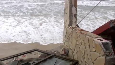 Los destrozos del temporal se sienten en Algeciras Los destrozos del temporal se sienten en Algeciras