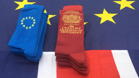 Manifestación que solicita la cancelación del Brexit./CRISTINA CASERO