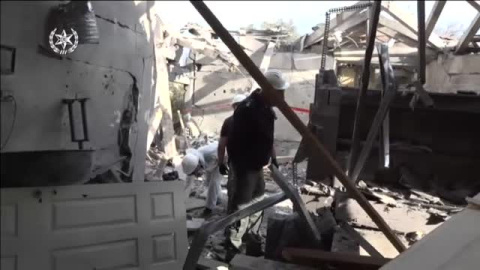 Israel bombardea posiciones de Hamas en Gaza en respuesta al cohete que cayó en Tel Aviv Israel bombardea posiciones de Hamas en Gaza en respuesta al cohete que cayó en Tel Aviv