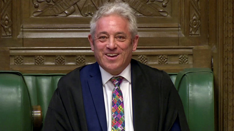John Bercow, presidente de la Cámara de los Comunes, en Westminster. REUTERS John Bercow, presidente de la Cámara de los Comunes, en Westminster. REUTERS