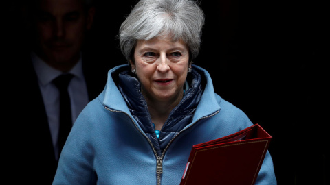 May, en Downing Street, este lunes. REUTERS/Peter Nicholls May, en Downing Street, este lunes. REUTERS/Peter Nicholls
