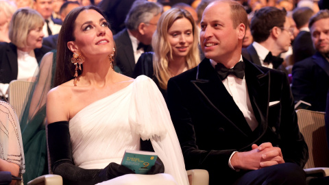 El Príncipe William y Kate, Princesa de Gales, asisten a la 76.ª ceremonia de los premios Bafta El Príncipe William y Kate, Princesa de Gales, asisten a la 76.ª ceremonia de los premios Bafta