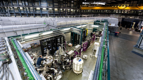 El sincrotró Alba, ubicat a Cerdanyola del Vallès El sincrotró Alba, ubicat a Cerdanyola del Vallès