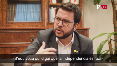 Entrevista Pere Aragonès independència fà cil Entrevista Pere Aragonès independència fà cil
