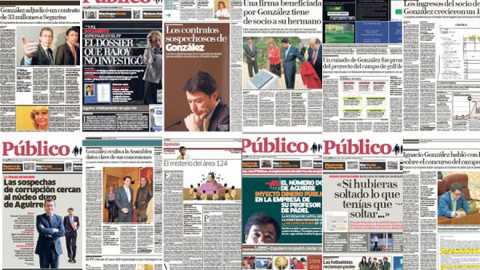 Las informaciones desveladas por 'Público' sobre la financiación irregular del PP en Madrid. Las informaciones desveladas por 'Público' sobre la financiación irregular del PP en Madrid.