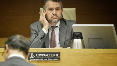 El presidente de la Comisión Nacional de Mercados y Valores (CNMV), Rodrigo Buenaventura, durante una comparecencia en la Comisión de Economía, Comercio y Transformación Digital del Congreso de los Diputados. E.P./Fernando Sánchez / Europa El presidente de la Comisión Nacional de Mercados y Valores (CNMV), Rodrigo Buenaventura, durante una comparecencia en la Comisión de Economía, Comercio y Transformación Digital del Congreso de los Diputados. E.P./Fernando Sánchez / Europa