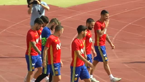España ultima los detalles para el partido contra Macedonia España ultima los detalles para el partido contra Macedonia