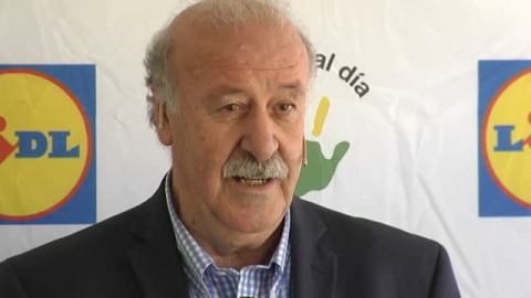 Del Bosque: "Yo creo que Morata está muy bien en el Real Madrid, es una pena si se va" Del Bosque: "Yo creo que Morata está muy bien en el Real Madrid, es una pena si se va"