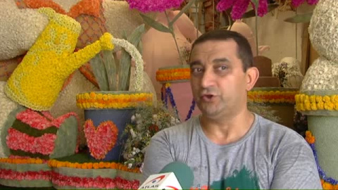 Valencia se prepara para su batalla más floral Valencia se prepara para su batalla más floral