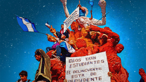 Ilustración de la alianza de medios centroamericanos Otras Miradas. Ilustración de la alianza de medios centroamericanos Otras Miradas.