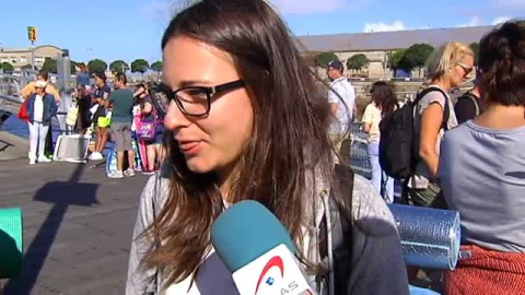 Las navieras llevan a las Cíes al doble de pasajeros de los permitidos Las navieras llevan a las Cíes al doble de pasajeros de los permitidos