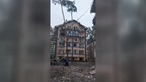 Nueva noche de bombardeos en Kiev Nueva noche de bombardeos en Kiev