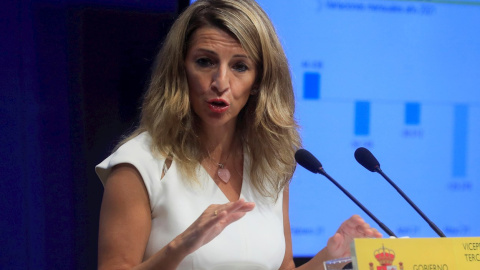 Imagen de archivo de la nueva vicepresidenta segunda del Gobierno. Imagen de archivo de la nueva vicepresidenta segunda del Gobierno.