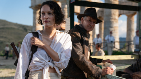 Phoebe Waller-Bridge y Harrison Ford, protagonistas de la película (Disney) Phoebe Waller-Bridge y Harrison Ford, protagonistas de la película (Disney)