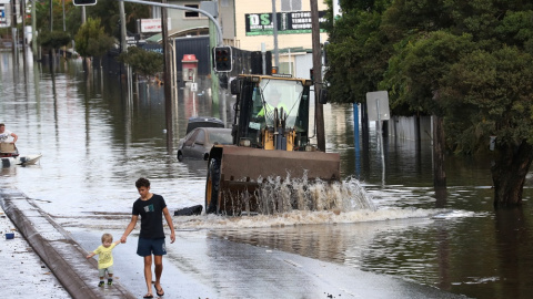 09/03/2022. Vista de las inundaciones en Lismore, Nueva Gales del sur, una de las zonas más afectadas por el temporal, a 02/03/2022. 09/03/2022. Vista de las inundaciones en Lismore, Nueva Gales del sur, una de las zonas más afectadas por el temporal, a 02/03/2022.