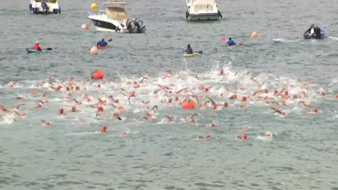 San Sebastián celebra la travesía de la Bahía San Sebastián celebra la travesía de la Bahía