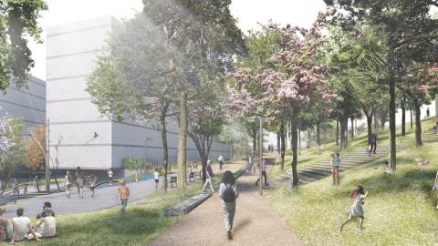 Imatge digital sobre el projecte a Can Clos