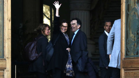 29-3-2023 Meritxell Serret entrant al TSJC 29-3-2023 Meritxell Serret entrant al TSJC